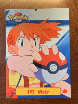 1999 Topps Pokemon #TV3 Misty Black Logo FREE COMBINED SHIPPING - Image 1