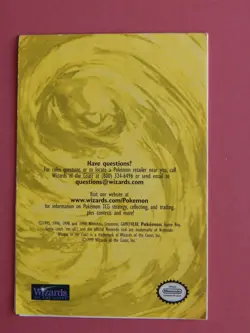 Pokemon Starter Rules Version 1 - Base Set 1999 Wizards of the Coast WOTC - Image 2