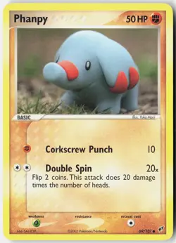Phanpy 69/107 Common Deoxys Pokemon Heavily Played - Image 1