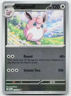 Wigglytuff 077/094 Uncommon Phantasmal Flames Pokemon Reverse Holo Near Mint - Image 1