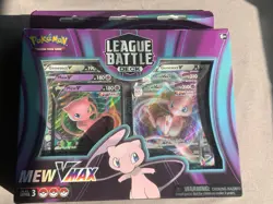 Mew V & Mew Vmax League Battle Deck Fusion Strike Pokemon Card Near Mint - Image 1