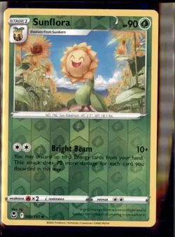 Pokemon Sunflora 006/195 Silver Tempest Reverse Holo - Image 1