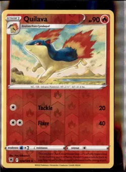 Pokemon Quilava SWSH10: Astral Radiance Reverse Holo - Image 1