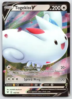 Togekiss V 140/185 Vivid Voltage Holo Pokemon NM - Image 1