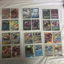 POKEMON 500+ CARD LOT RANDOM CARDS WITH BINDER - Image 1