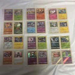 POKEMON 500+ CARD LOT RANDOM CARDS WITH BINDER - Image 2