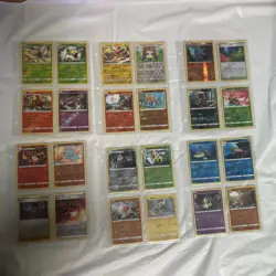 POKEMON 500+ CARD LOT RANDOM CARDS WITH BINDER - Image 3