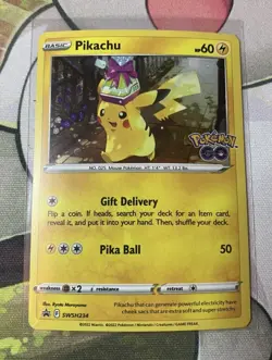Pokemon GO TCG Pikachu Promo SWSH234 Pokemon FAST SHIP New Card - Image 1