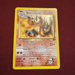 Pokemon TCG Blaine's Charizard Gym Challenge 2 Holo Rare Card 2/132 unlimited - Image 1