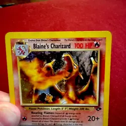 Pokemon TCG Blaine's Charizard Gym Challenge 2 Holo Rare Card 2/132 unlimited - Image 5