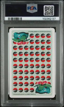 1998 POKEMON STADIUM GREEN POKER CARD KANGASKHAN PSA 9 MINT ACE OF CLUBS - Image 2