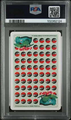 1998 POKEMON STADIUM GREEN POKER CARD WEEZING PSA 9 MINT JOKER - Image 2
