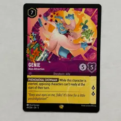 Genie 49/204 Disney Lorcana Shimmering Skies Regular Legendary Card NM - Image 1
