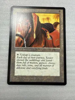 MTG ARABIAN NIGHTS: 1x NM/M Jandor's Saddlebags Magic the Gathering Card Untap - Image 1