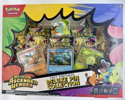Pokemon TCG Mega Evolution Ascended Heroes First Partners Deluxe Pin Box English - Image 1