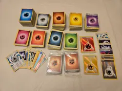 Pokemon TCG Bulk Lot 850+ Basic Energy Cards- 19 Holo Energy- 17 Special Energy - Image 1