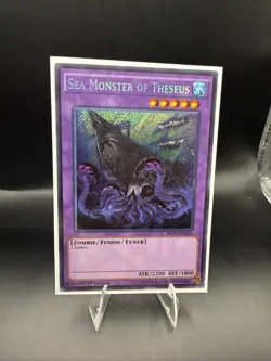 Yugioh Sea Monster of Theseus MP17-EN231 Secret Rare 1st Ed NM - Image 1