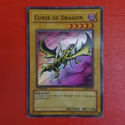 Yugioh Curse Of Dragon LOB-E053 1st Edition - Image 1