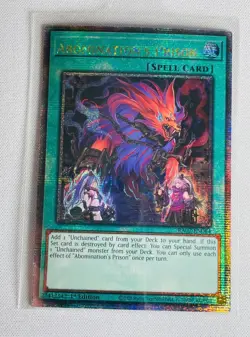 ABOMINATION'S PRISON - NM - QUARTER CENTURY SECRET RARE RA02-EN064 YUGIOH! - Image 1