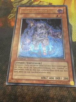Plaguespreader Zombie Yugioh CSOC-DE031 Ultimate Rare 1st Edition MISPRINT BLUE - Image 1
