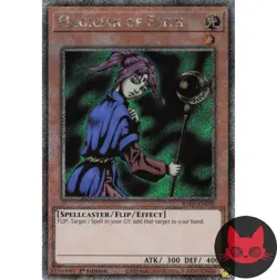 Yugioh Magician of Faith RA03-EN090 Platinum Secret Rare 1st Edition NM - Image 1