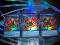 3x Clown Crew Dristy 1st Edition Super Rare CORI-EN042 Yu-Gi-Oh! - Image 1