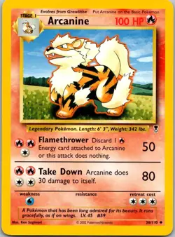 Arcanine 36/110 Uncommon Legendary Collection Pokemon Near Mint - Image 1