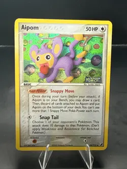 Pokemon EX Unseen Forces Aipom Stamped Reverse Holo 34/115 - Image 2