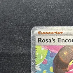 Rosa’s Encouragement 115/080 Special Art Rare Pokemon TCG NM SAR Trainer - Image 3