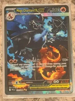 Pokemon TCG Phantasmal Flames Mega Charizard X ex 125/094 SIR - Image 1