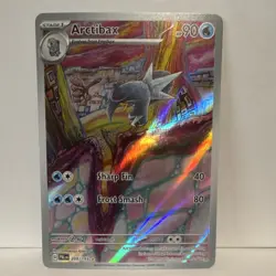 Pokemon Arctibax 209/193 SV02 Paldea Evolved Illustration Rare Full Art Holo EN - Image 1
