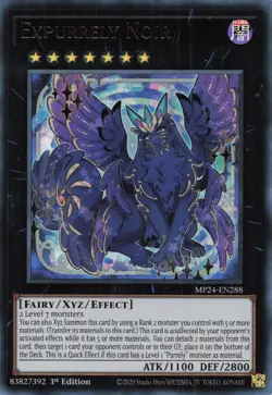 Expurrely Noir MP24-EN288 Ultra Rare 1st Edition YuGiOh Card - Image 1