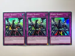 3 x Borrel Reboot BPRO-EN070 Super Rare 1st Edition YuGiOh Playset NM - Image 1