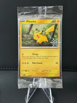 Pikachu - (Holiday Calendar) 025/165 Miscellaneous Cards & Products Holo - Image 1