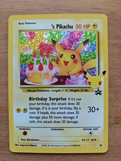 Pokemon TCG - ______'s Pikachu 24/53 Celebrations: Classic Collection Holo - Image 1