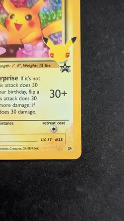 Pokemon TCG - ______'s Pikachu 24/53 Celebrations: Classic Collection Holo - Image 3