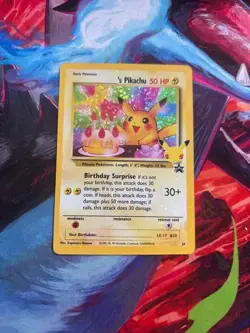 2021 Pokemon Celebrations Classic Collection ______'s Birthday Pikachu #24 Holo - Image 1
