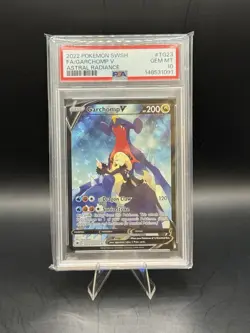 Garchomp V TG23/TG30 Swsh10: Astral Radiance Trainer Gallery Holo PSA 10 - Image 1