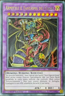 YU-GI-OH! SDSA-IT045 Armityle, il Fantasma del Chaos ultra rara 1°ediz. ita - Image 1