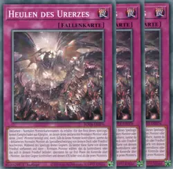yugioh 3x Heulen des Urerzes ROTA-DE076 COMMON 1AUFLAGE DEUTSCH - Image 1