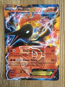 Moltres EX - 14/135 - Ultra Rare Pokemon Black & White - Pokemon Card - MP - Image 1