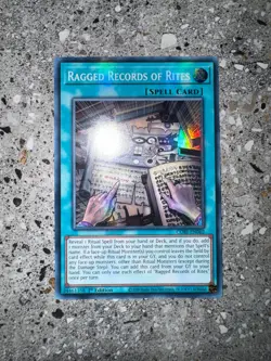 Yugioh TCG Ragged Records of Rites CORI-EN062 Super Rare 1st Edition EU NM-M - Image 3