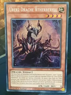 Urerz Drache Atherberyll RA05-DE033 Secret Rare DE NM Yugioh - Image 1