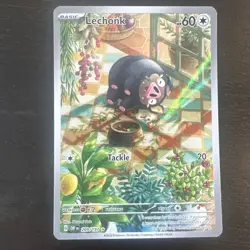 Pokemon TCG Lechonk Card 209/197 Sv03: Obsidian Flames Holo NM - Image 1