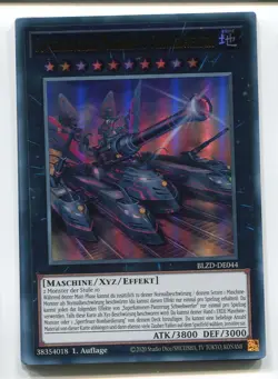 Yu-Gi-Oh! Superkanonen Panzerzug Schwebwerfer Ultra Rare BLZD-DE044 - Image 1