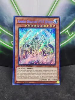 Yugioh Armed Dragon LV10 White SGX4-ENE01 1st Edition Secret Rare NM - Image 1