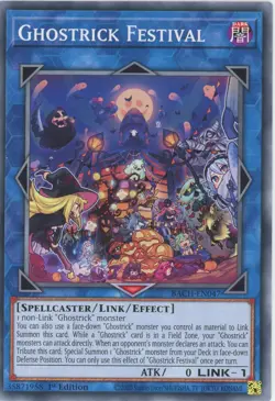 Yugioh Ghostrick Festival BACH-EN047 Common 1st Edition NM x3 Play Set - Image 1