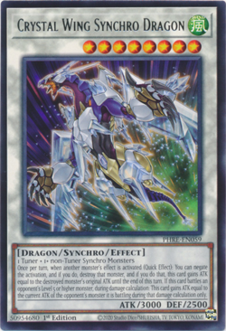 Crystal Wing Synchro Dragon PHRE-EN059 1st ED Yu-Gi-Oh! - Image 1