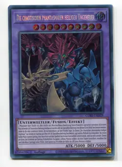 Yu-Gi-Oh! Die Chaotischen Phantasmalen Heiligen Ungeheuer Secret Rare CORI-DE029 - Image 1