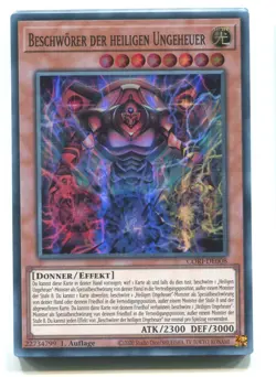 Yu-Gi-Oh! Beschworer der Heiligen Ungeheuer Super Rare CORI-DE088 - Image 1